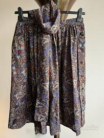 Gonna + Sciarpa vintage ‘70/‘80