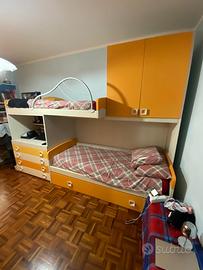 Letto a castello per 2/3 persone