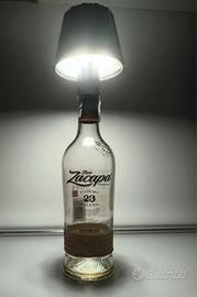 Lampada Bottiglia Ron Zacapa solera LED touch