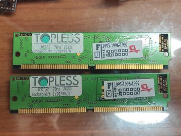 Coppia RAM Vintage SIMM 72-pin (8MB Totali)