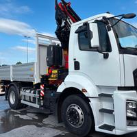 FORD 180 q.li 4x2 - cassone ribaltabile + gru FASS