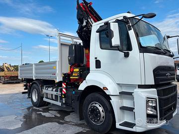 FORD 180 q.li 4x2 - cassone ribaltabile + gru FASS