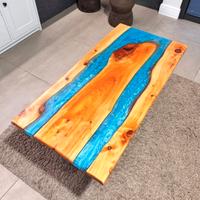Tavolo legno e resina
