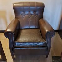 Poltrona Club Vintage in Pelle