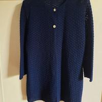 cardigan blu 