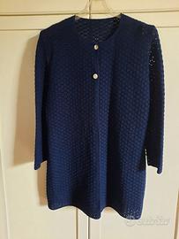 cardigan blu 
