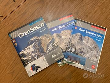 Guida Gran Sasso technopress con carte turistiche