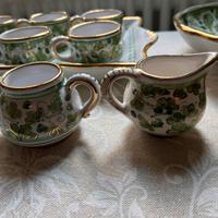 Tazzine e piatti SAMBUCO DERUTA Oro Zecchino