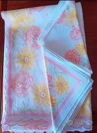 tovaglia rettangolare vintage da 6 persone 