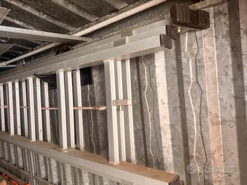 Scala italiana in alluminio I.P.P.I.S. A tre pezzi