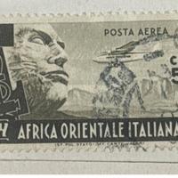 Francobollo di posta aerea africa orientale italia