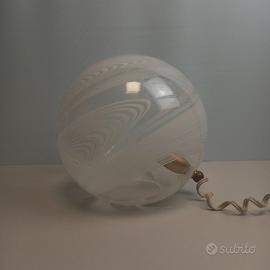 lampada sfera in vetro vintage