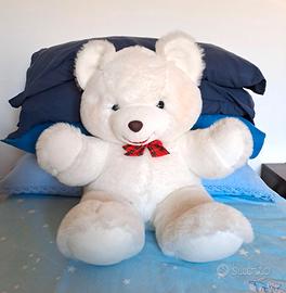 Orso Peluche Bianco, Orsacchiotto Orsetto 50CM