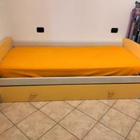 Letto singolo più letto a scomparsa