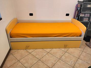Letto singolo più letto a scomparsa