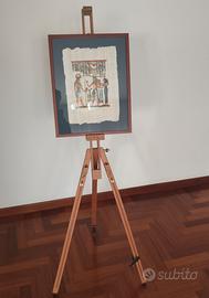 Cavalletto porta quadro e per dipingere