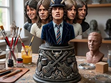 miniatura Busto AC/DC cm 15 