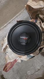 SOLO cassa subwoofer hertz EBX 300.5 usato funzion