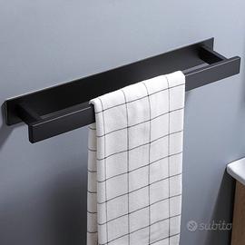 Portasciugamani per bagno inox Autoadesivo