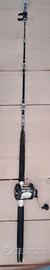 Canna pesca traiana con  mulinello omoto gtr15