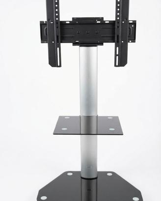 Techly Supporto a Pavimento con Mensola Trolley TV