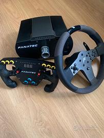 Fanatec csl elite, doppia corona e freno a mano