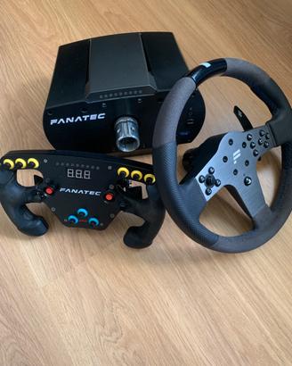 Fanatec csl elite, doppia corona e freno a mano