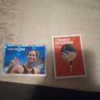 Lotto 2 figurine super champs Esselunga Federica P