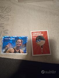 Lotto 2 figurine super champs Esselunga Federica P