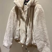 GIUBBOTTO DI PELLICCIA SINTETICA TAGLIA  S BEIGE