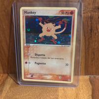 Pokemon TCG Mankey 38/112 Holo 2004 Italiano