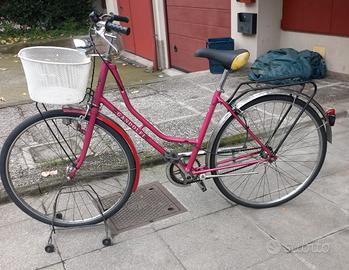 bici con cestino pronta uso
