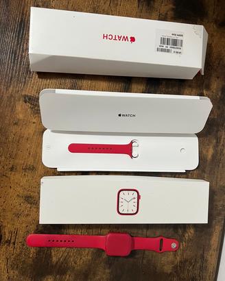 Apple Watch Cinturino Rosso Sport Band 