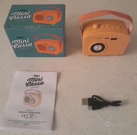 Cassa amplificata regolabile Bluetooth lettore sim