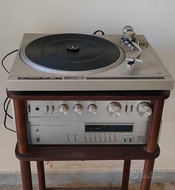 Giradischi Pioneer+ amplificatore e radio 