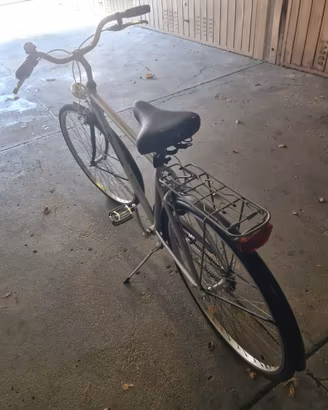 Bicicletta da città uomo/donna con portapacchi