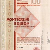 MONTECATINI EDISON le origini di MONTEDISON