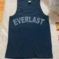 Canotta Everlast blu logo frontale S