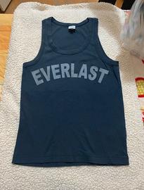 Canotta Everlast blu logo frontale S