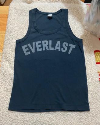 Canotta Everlast blu logo frontale S