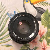 yashica Lens  ML 50mm 1:2. Made in japan