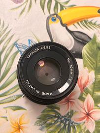 yashica Lens  ML 50mm 1:2. Made in japan