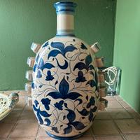 Vaso e vassoio di Caltagirone