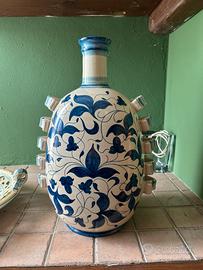 Vaso e vassoio di Caltagirone