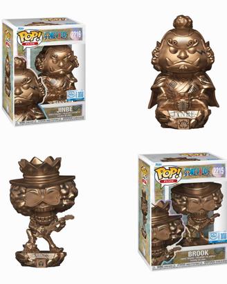 Funko Pop! One Piece Brook e Jinbe - Bronze