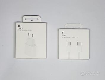 caricatore iphone 20W con cavo TYPE-C a TYPE-C 