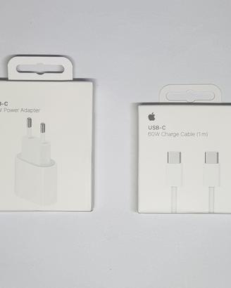caricatore iphone 20W con cavo TYPE-C a TYPE-C 