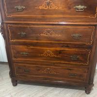 Cassettone noce massello