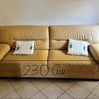 Divano in vera pelle