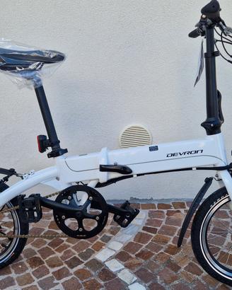 bicicletta ebike pieghevole ruota 16 treno camper